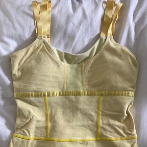 yellow lulu lemon top